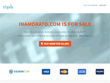 Tablet Screenshot of inamorato.com